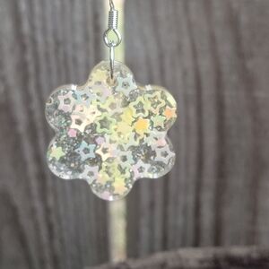 Hand Crafted Starry Floral Earrings